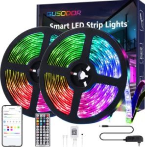 2. Gusodor LED Strip Lights
