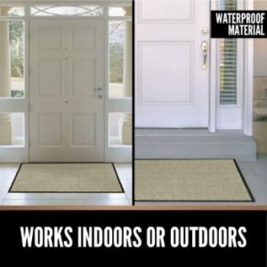 1. Gorilla Grip Low Profile Rubber Door Mat