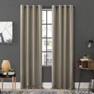 4. Sun Zero Soho 2-Pack Energy-Efficient Blackout Grommet Curtain Panel