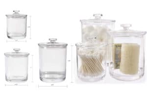 Break-resistant Plastic Apothecary Jars