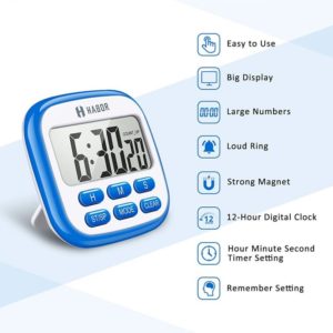 Habor Digital Strong Magnetic Back Timer