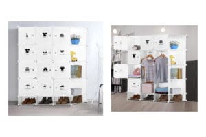 LANGRIA 12-Cube DIY Muti-use Portable Drawer Closet Wardrobe