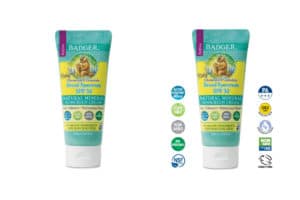 Badger Baby Sunscreen Cream – SPF 30 – All Natural & Certified Organic