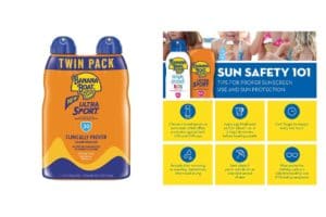 Banana Boat Ultra Mist Sport Performance Broad Spectrum Sun Care Sunscreen Spray