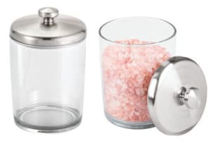 InterDesign Gina Bathroom Vanity Canister Jar