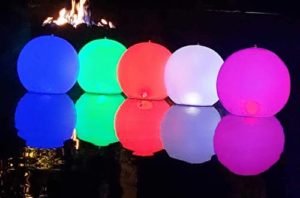 1. Cootway Inflatable Pool Floating Light Balls