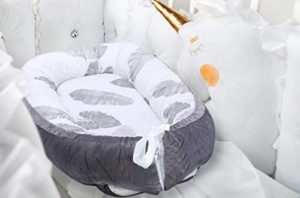 10. Mamibaby Portable Baby Nest – Breathable Newborn Baby Loungers