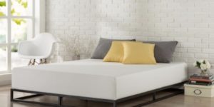 #5. Modern Studio 6 Inch Platforma Low Profile Bed Frame