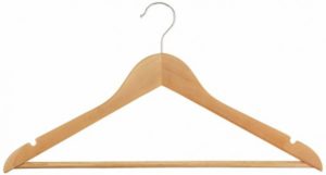 5. Wood Suit Hangers – 30 Pack