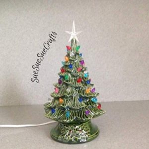 #7. Ceramic Christmas Tree, 11″