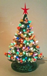 #8. Lighted Ceramic Christmas Tree
