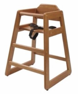 #9. 516P High Chair, Pecan