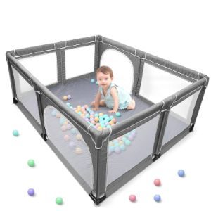 17. YOBEST Baby Playpen, Extra Large Playard