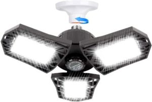 4. 80W Deformable LED Garage Ceiling Light